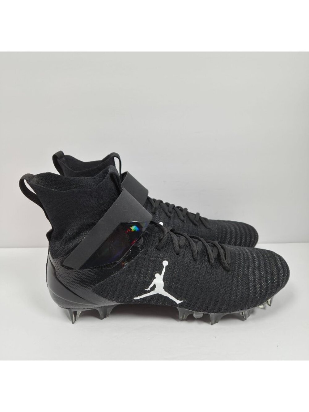 Air Jordan Alpha Menace Elite 2 Men's Black Football Cleats CV1664-003 US Sz 12 - Picture 1 of 8